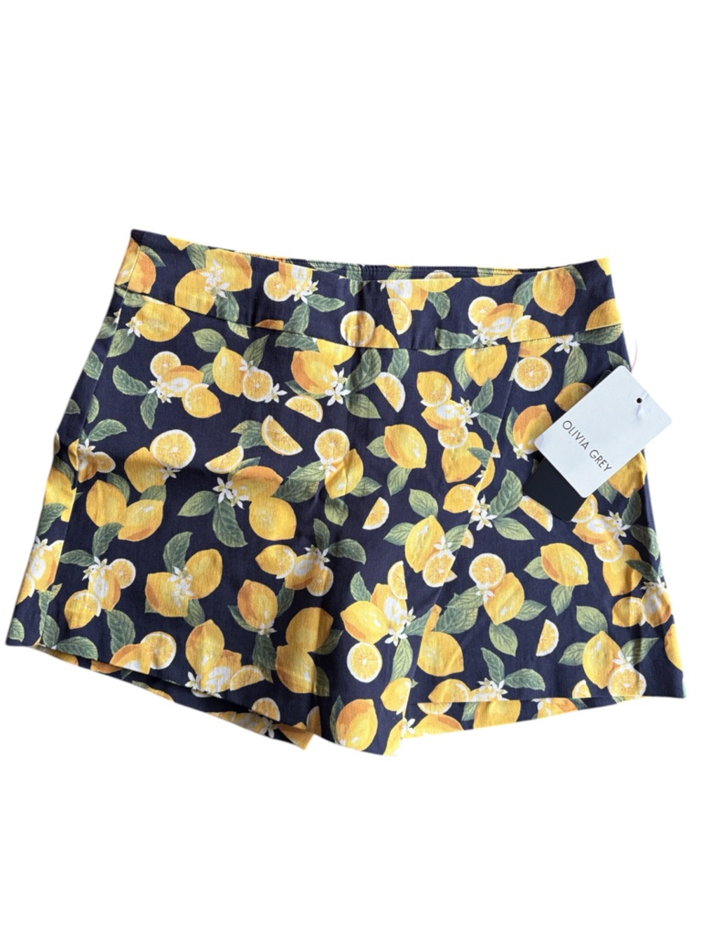 Lemon Print Skort